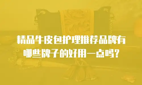 精品牛皮包护理推荐品牌有哪些牌子的好用一点吗？
