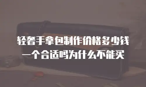 轻奢手拿包制作价格多少钱一个合适吗为什么不能买