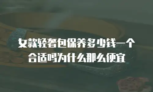 女款轻奢包保养多少钱一个合适吗为什么那么便宜