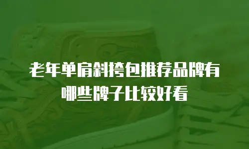 老年单肩斜挎包推荐品牌有哪些牌子比较好看