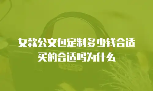女款公文包定制多少钱合适买的合适吗为什么