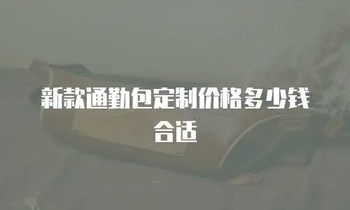 新款通勤包定制价格多少钱合适