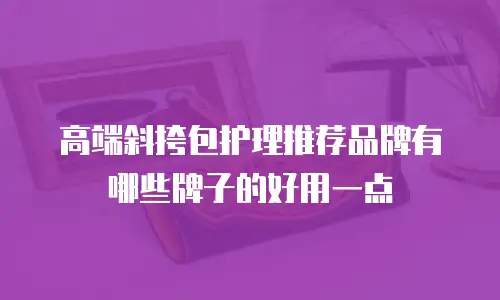 高端斜挎包护理推荐品牌有哪些牌子的好用一点
