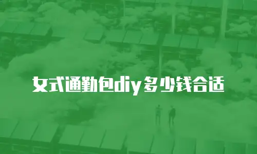 女式通勤包diy多少钱合适