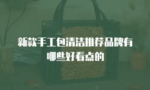 新款手工包清洁推荐品牌有哪些好看点的