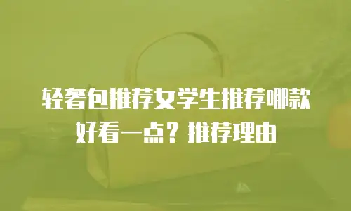 轻奢包推荐女学生推荐哪款好看一点？推荐理由
