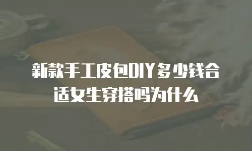 新款手工皮包DIY多少钱合适女生穿搭吗为什么
