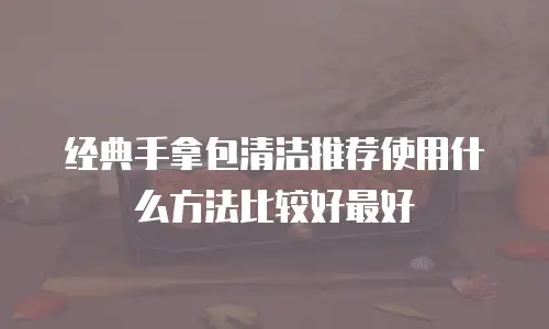 经典手拿包清洁推荐使用什么方法比较好最好