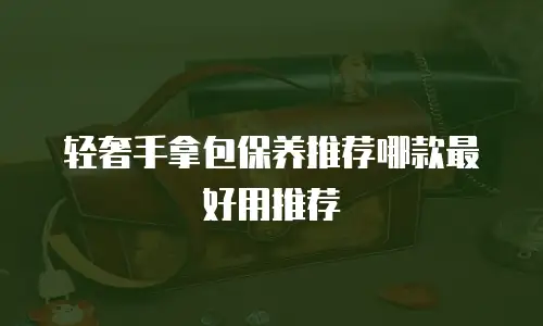 轻奢手拿包保养推荐哪款最好用推荐