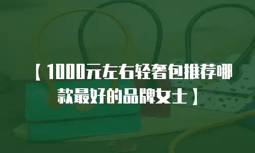 【1000元左右轻奢包推荐哪款最好的品牌女士】