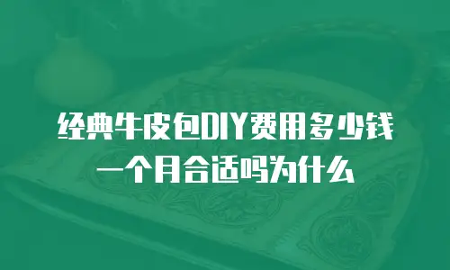 经典牛皮包DIY费用多少钱一个月合适吗为什么