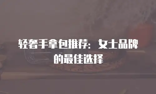 轻奢手拿包推荐：女士品牌的最佳选择