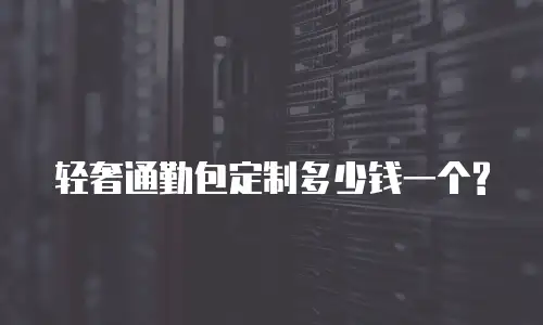 轻奢通勤包定制多少钱一个?