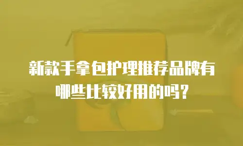 新款手拿包护理推荐品牌有哪些比较好用的吗？