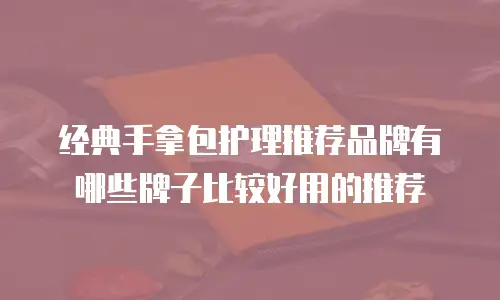 经典手拿包护理推荐品牌有哪些牌子比较好用的推荐
