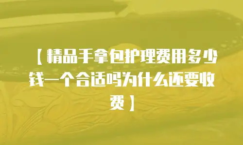 【精品手拿包护理费用多少钱一个合适吗为什么还要收费】