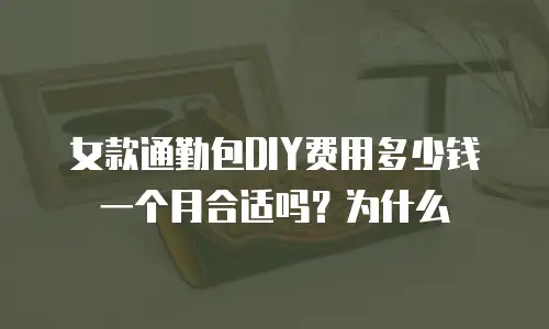 女款通勤包DIY费用多少钱一个月合适吗？为什么