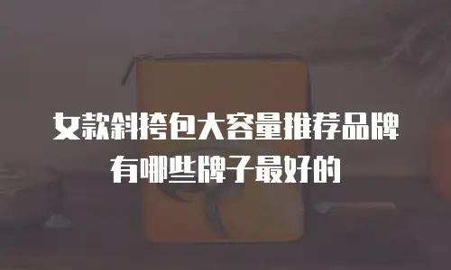 女款斜挎包大容量推荐品牌有哪些牌子最好的