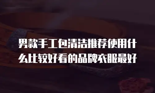 男款手工包清洁推荐使用什么比较好看的品牌衣服最好