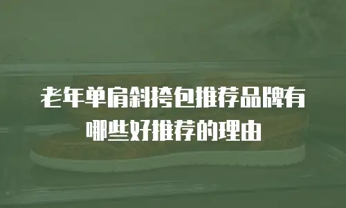老年单肩斜挎包推荐品牌有哪些好推荐的理由