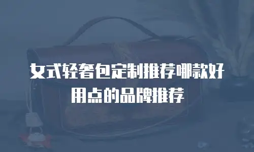 女式轻奢包定制推荐哪款好用点的品牌推荐