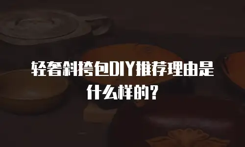 轻奢斜挎包DIY推荐理由是什么样的？