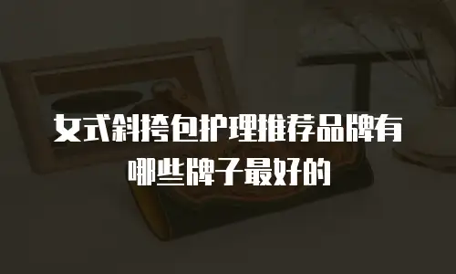女式斜挎包护理推荐品牌有哪些牌子最好的