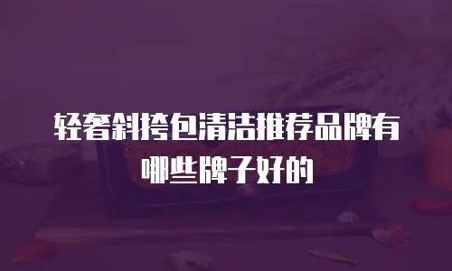 轻奢斜挎包清洁推荐品牌有哪些牌子好的