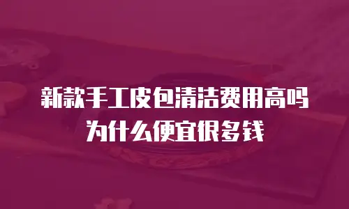 新款手工皮包清洁费用高吗为什么便宜很多钱