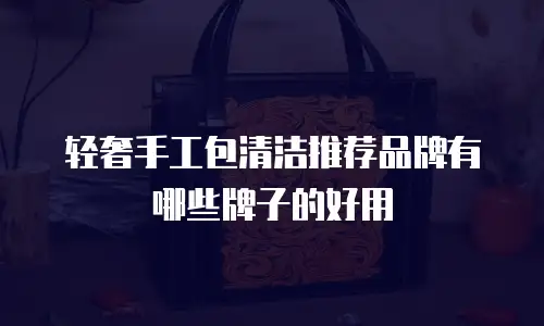 轻奢手工包清洁推荐品牌有哪些牌子的好用