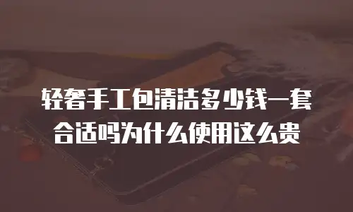 轻奢手工包清洁多少钱一套合适吗为什么使用这么贵