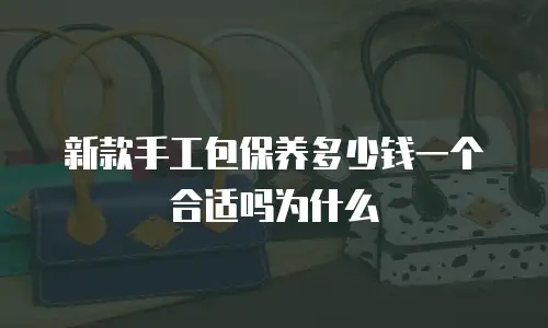 新款手工包保养多少钱一个合适吗为什么