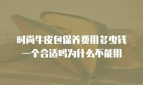 时尚牛皮包保养费用多少钱一个合适吗为什么不能用