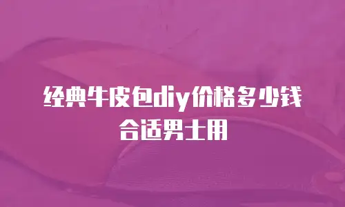 经典牛皮包diy价格多少钱合适男士用