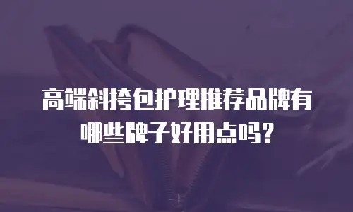 高端斜挎包护理推荐品牌有哪些牌子好用点吗？