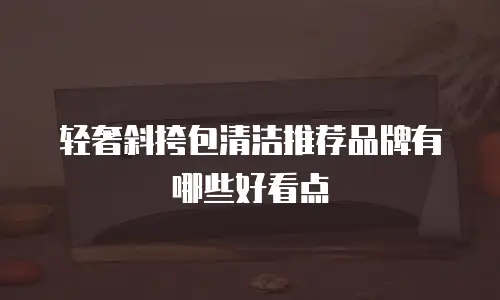 轻奢斜挎包清洁推荐品牌有哪些好看点