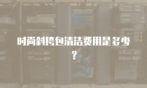 时尚斜挎包清洁费用是多少？