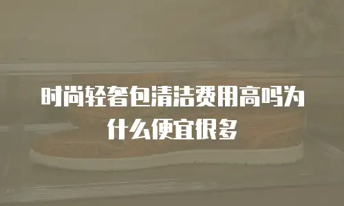 时尚轻奢包清洁费用高吗为什么便宜很多