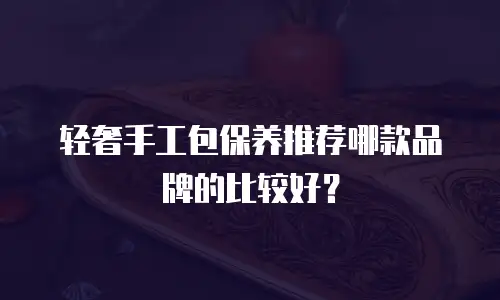 轻奢手工包保养推荐哪款品牌的比较好？