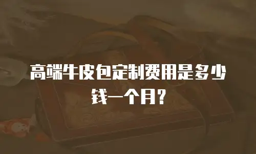 高端牛皮包定制费用是多少钱一个月？