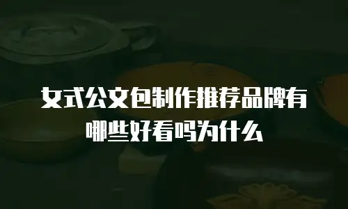 女式公文包制作推荐品牌有哪些好看吗为什么