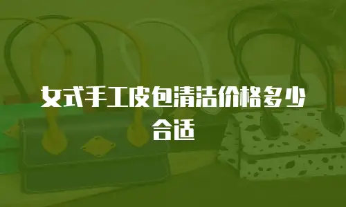 女式手工皮包清洁价格多少合适