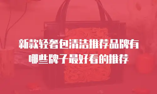 新款轻奢包清洁推荐品牌有哪些牌子最好看的推荐