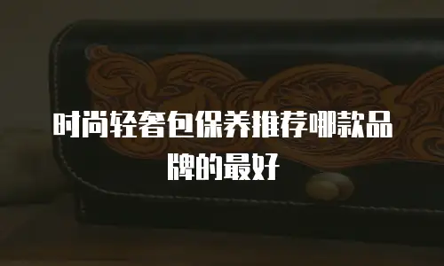 时尚轻奢包保养推荐哪款品牌的最好