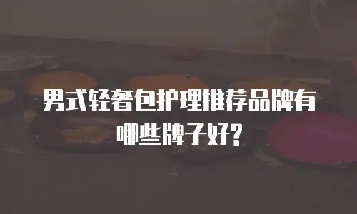 男式轻奢包护理推荐品牌有哪些牌子好?