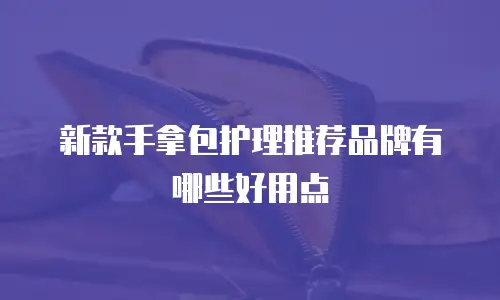 新款手拿包护理推荐品牌有哪些好用点