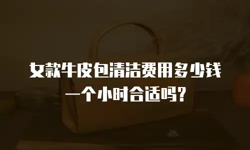 女款牛皮包清洁费用多少钱一个小时合适吗？