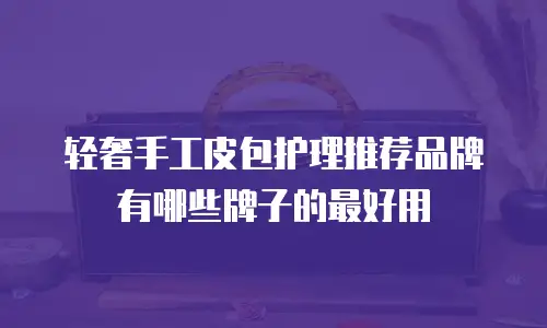 轻奢手工皮包护理推荐品牌有哪些牌子的最好用