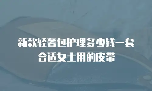 新款轻奢包护理多少钱一套合适女士用的皮带