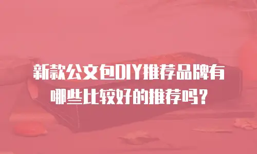 新款公文包DIY推荐品牌有哪些比较好的推荐吗？
